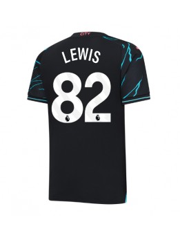 Manchester City Rico Lewis #82 Ausweichtrikot 2023-24 Kurzarm